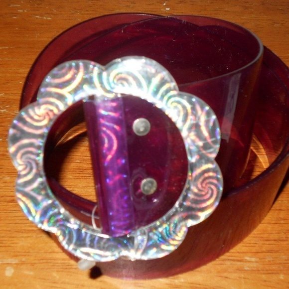 Vintage Rare Jelly Translucent Fashion Belt